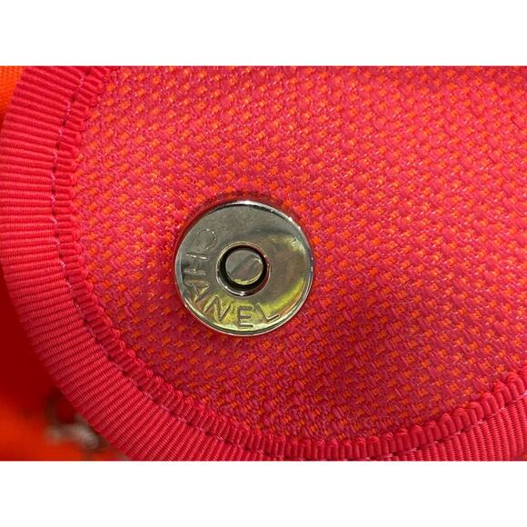 Chanel Deauville Medium Pink Canvas Tote SPB-JB 332909 - Picture 8 of 15